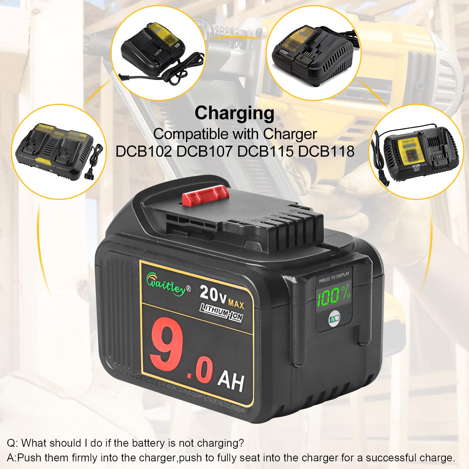 Waitley two-pack battery set ready for quick tool swaps.