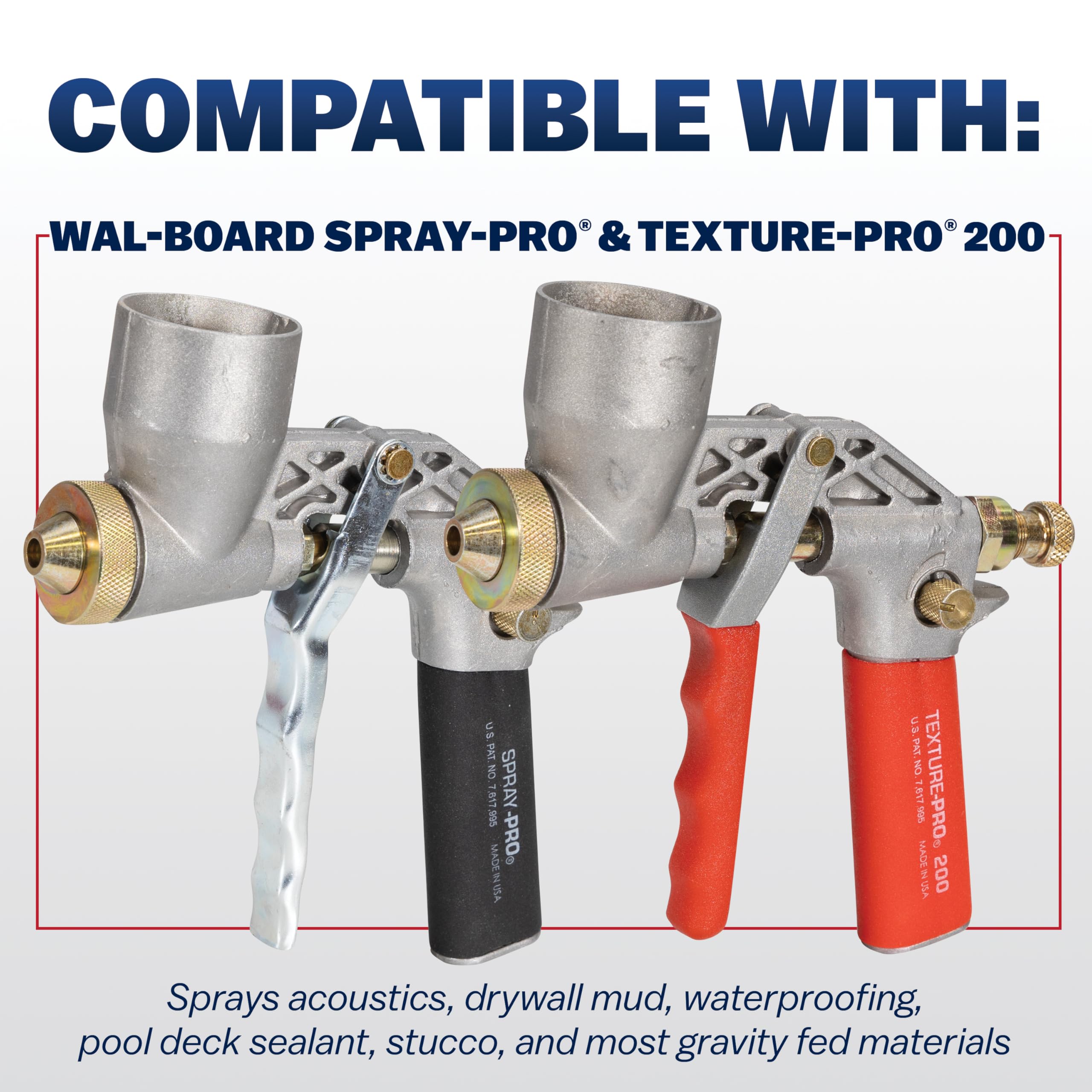 Wal-Board Texture-Pro 200 compatible tips for consistent finish