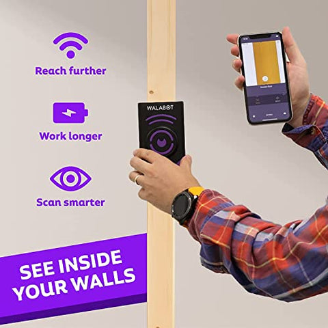 Walabot DIY 2 provides wall imaging with movement cues for inspections.