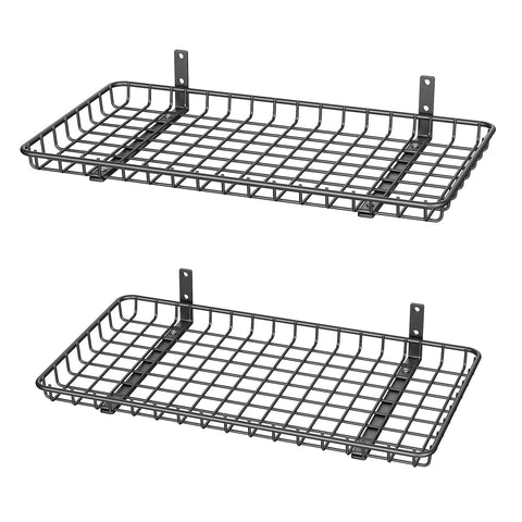 WALMANN 12x24 wall-shelves side-view mounting for sturdy garage organization.