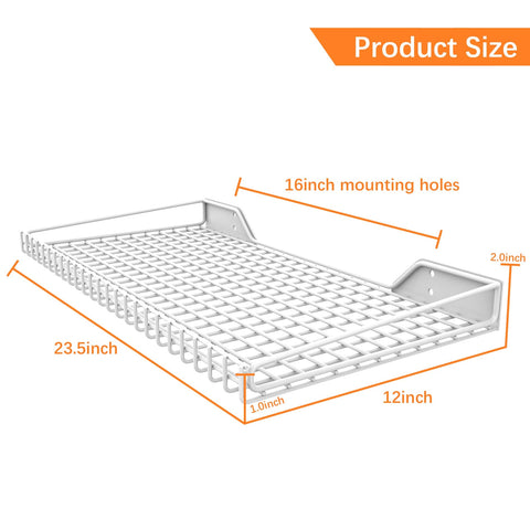 Waldmann heavy-duty shelf detail demonstrates 65 lb capacity.