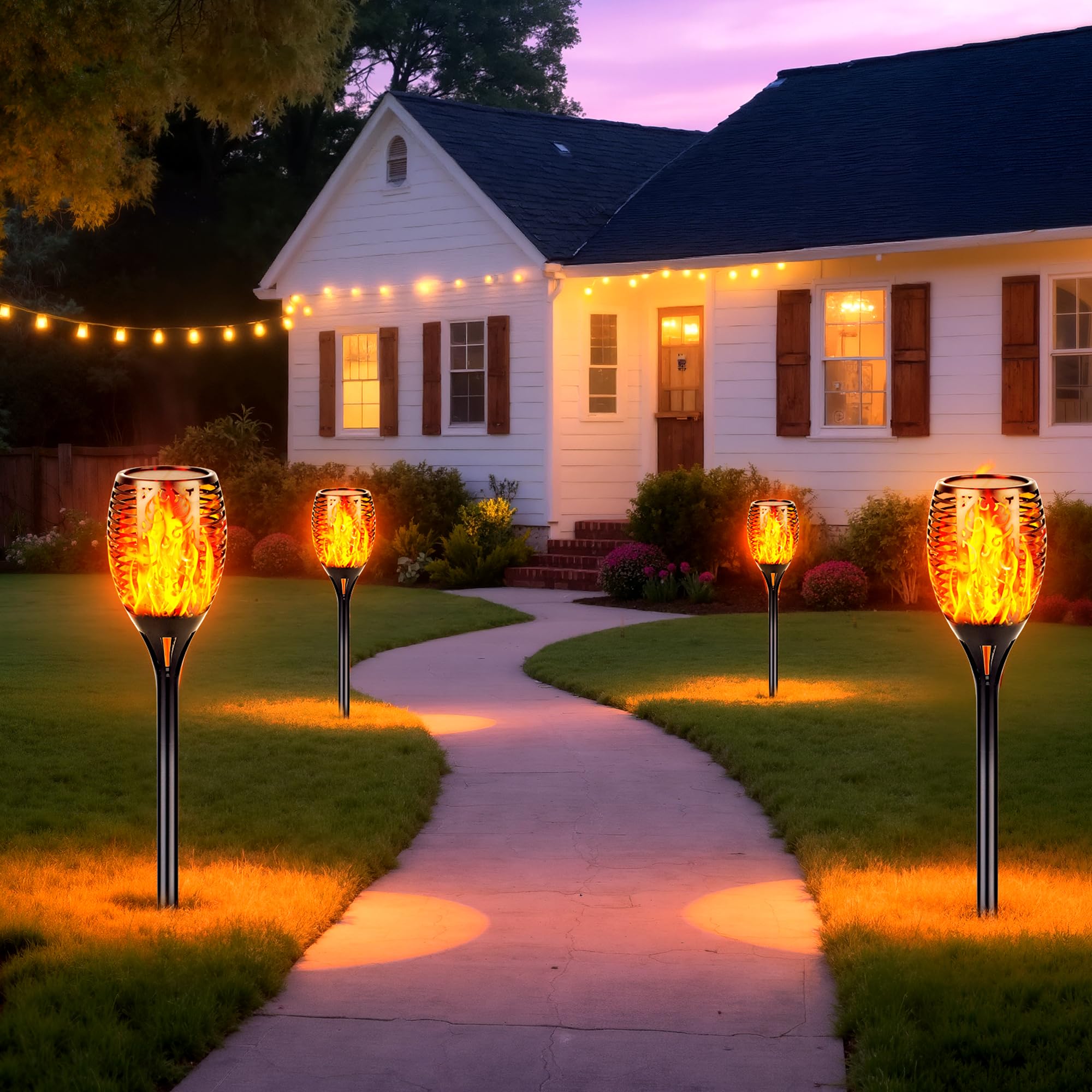 Walensee 96-LED flame torch provides vivid, realistic flame without smoke