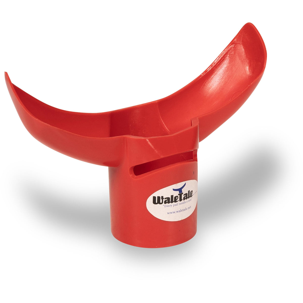 WaleTale bucket attachment enables dustless mortar mixing for cleaner indoor work.