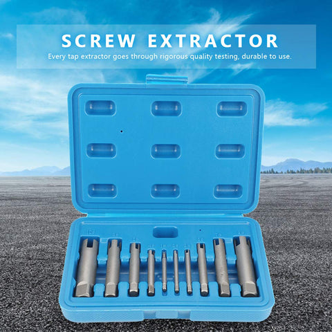 Walfront broken-head screw remover with 34-slot design for quick grip