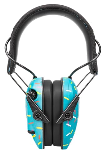 Walker's Razor Slim slim ear cups provide comfortable all-day wear.
