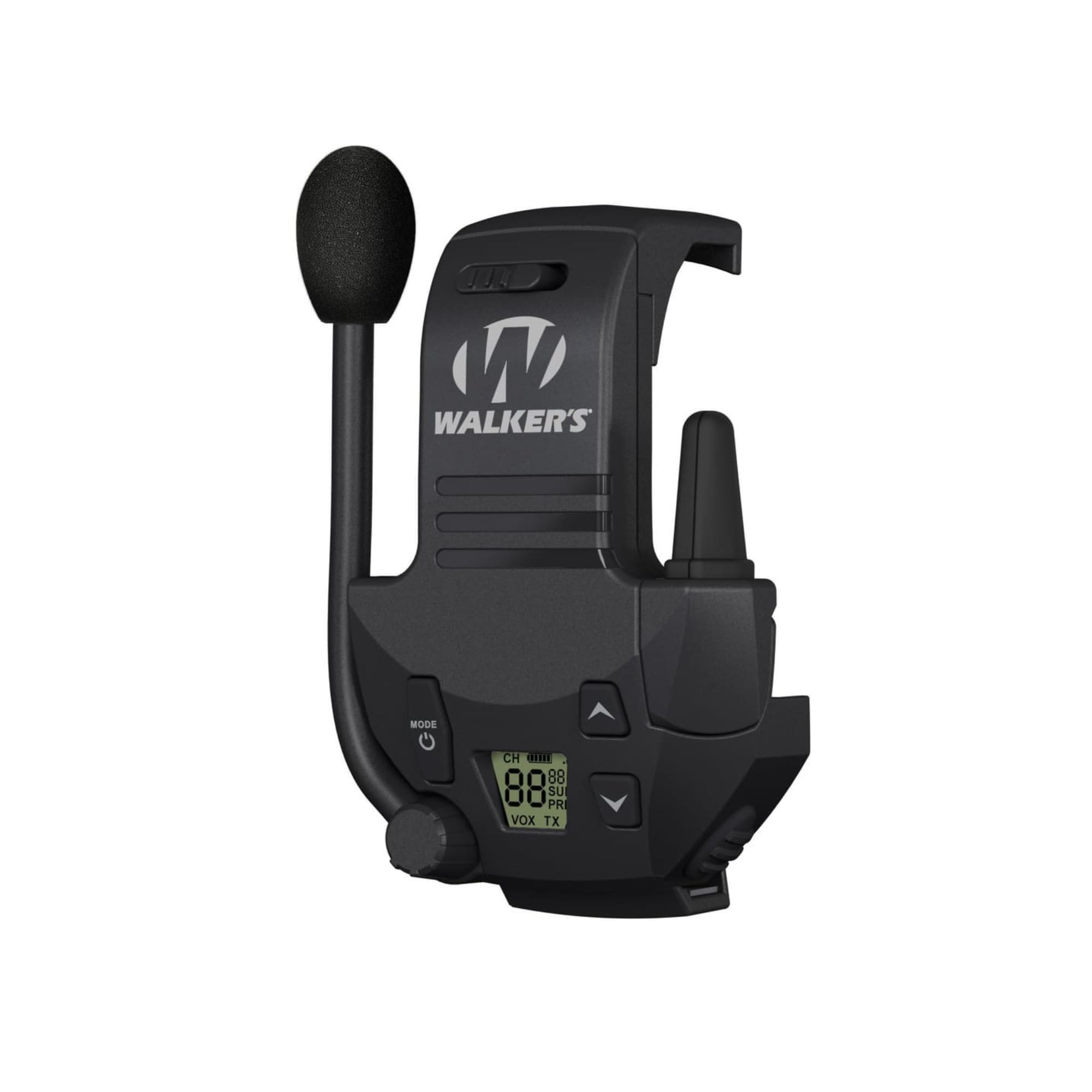 Walker's walkie talkie range up to three miles with many channels