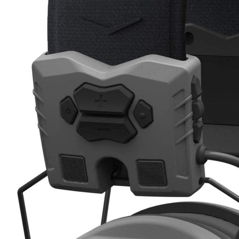 Walker's XCEL Digital Muff Bluetooth setup shows seamless pairing for hands-free calls.