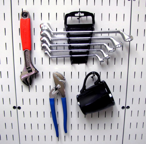 Wall Control C-Brackets 2x2 supporting larger gear safely