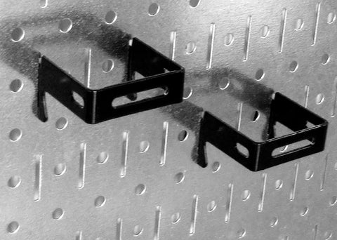 Wall Control medium 90-degree hooks for corner tool access and reach