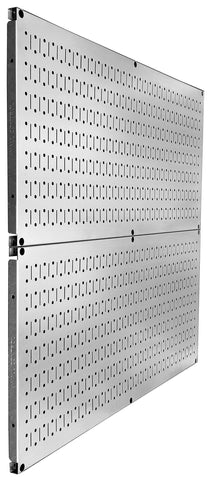 Wall Control metal pegboard panel 32x16 provides strong wall-mounted organization.
