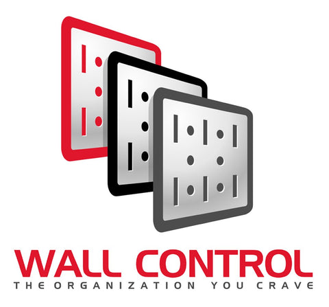 Wall Control finish resists scratches and rust for durable garage storage.
