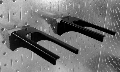 Wall Control U-Hooks 3-inch reach keeping long items handy