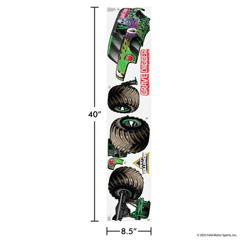 Wall Palz Monster Jam decal creates a high-energy playroom vibe.