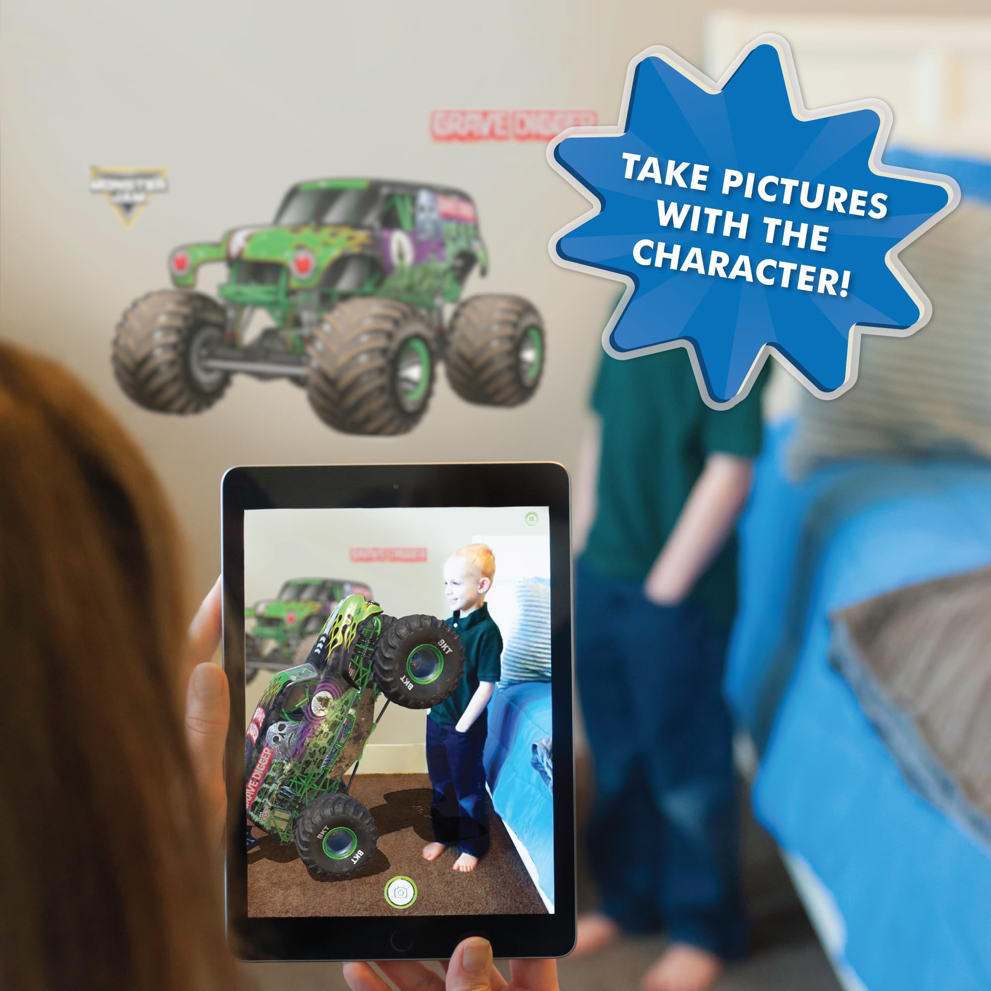 Wall Palz officially licensed Monster Jam decor for authentic display.