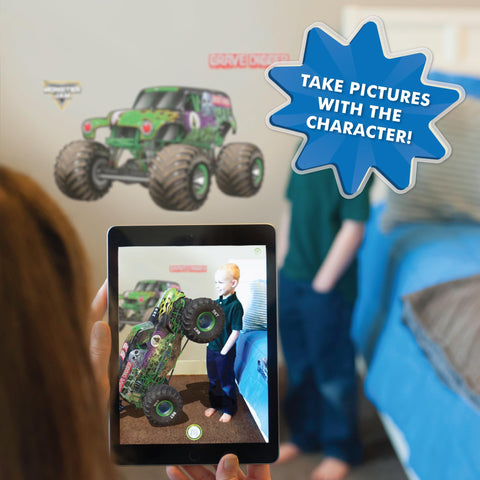 Wall Palz officially licensed Monster Jam decor for authentic display.