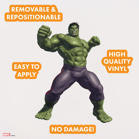 Wall Palz Marvel Hulk small decal 1 adds customizable room accents.