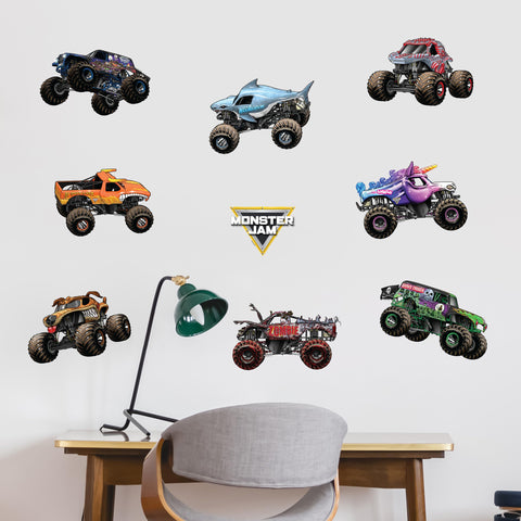 WALL PALZ Monster Jam logo decal adds arena-grade energy to walls.