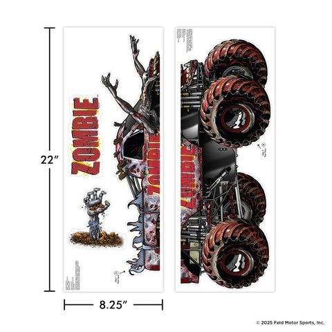 Official Monster Jam license guarantees authentic design details and credibility.