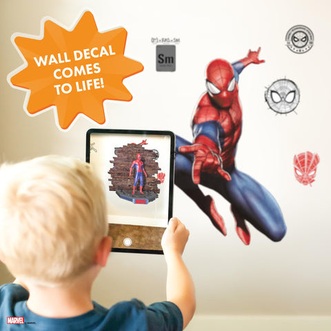 Wall Palz Spider-Man AR interaction brings characters to life on your wall