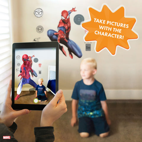 Wall Palz Spider-Man easy removal keeps walls clean and ready for change