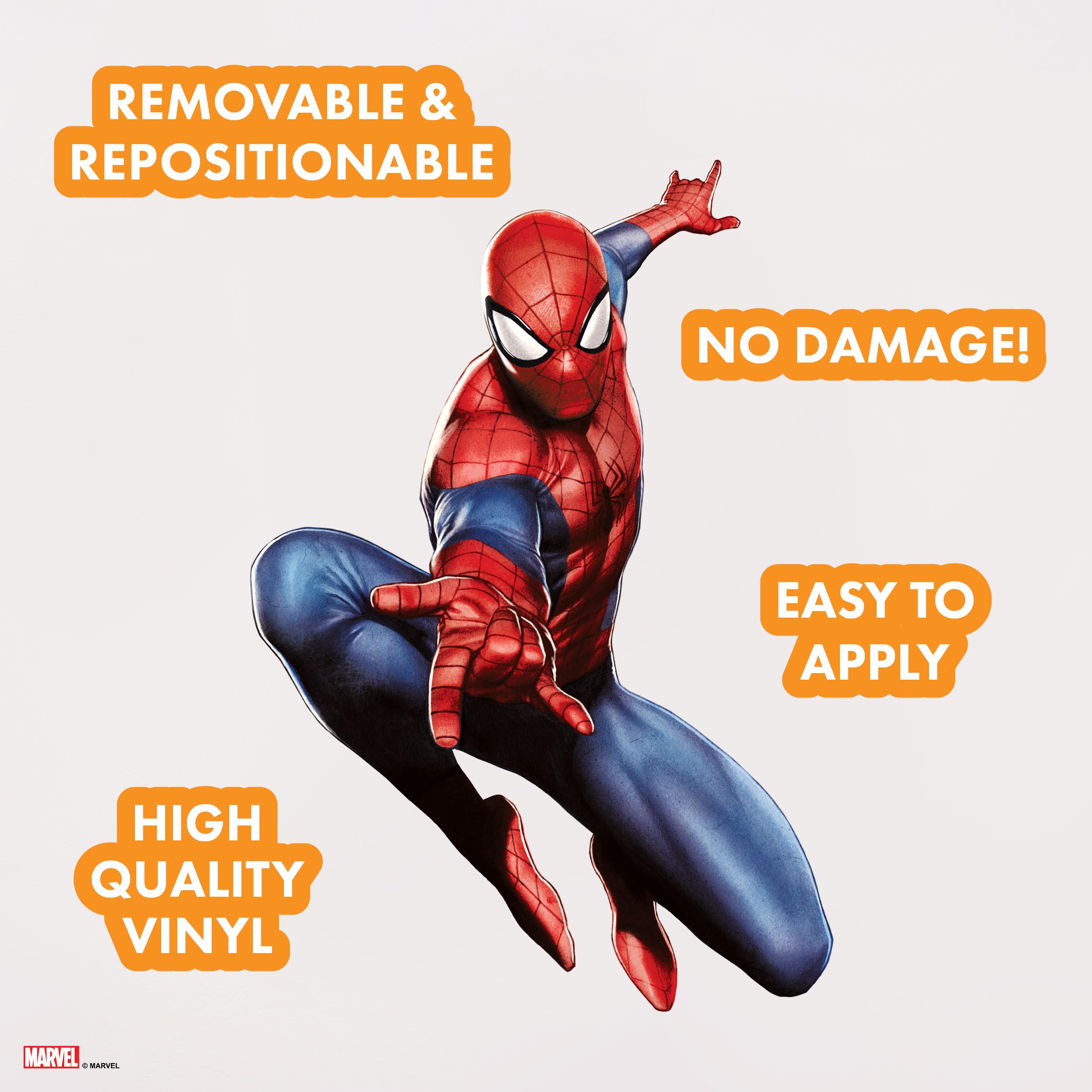 Wall Palz Spider-Man peel-and-stick decals offer easy, residue-free application