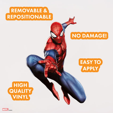 Wall Palz Spider-Man peel-and-stick decals offer easy, residue-free application