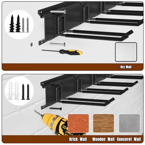Wallavant wall mount includes drywall anchors for easy installation on multiple surfaces.