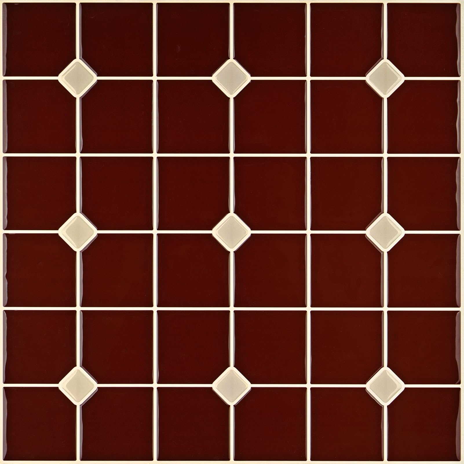 Wallderful glossy tiles wipe clean easily, keeping surfaces looking fresh.