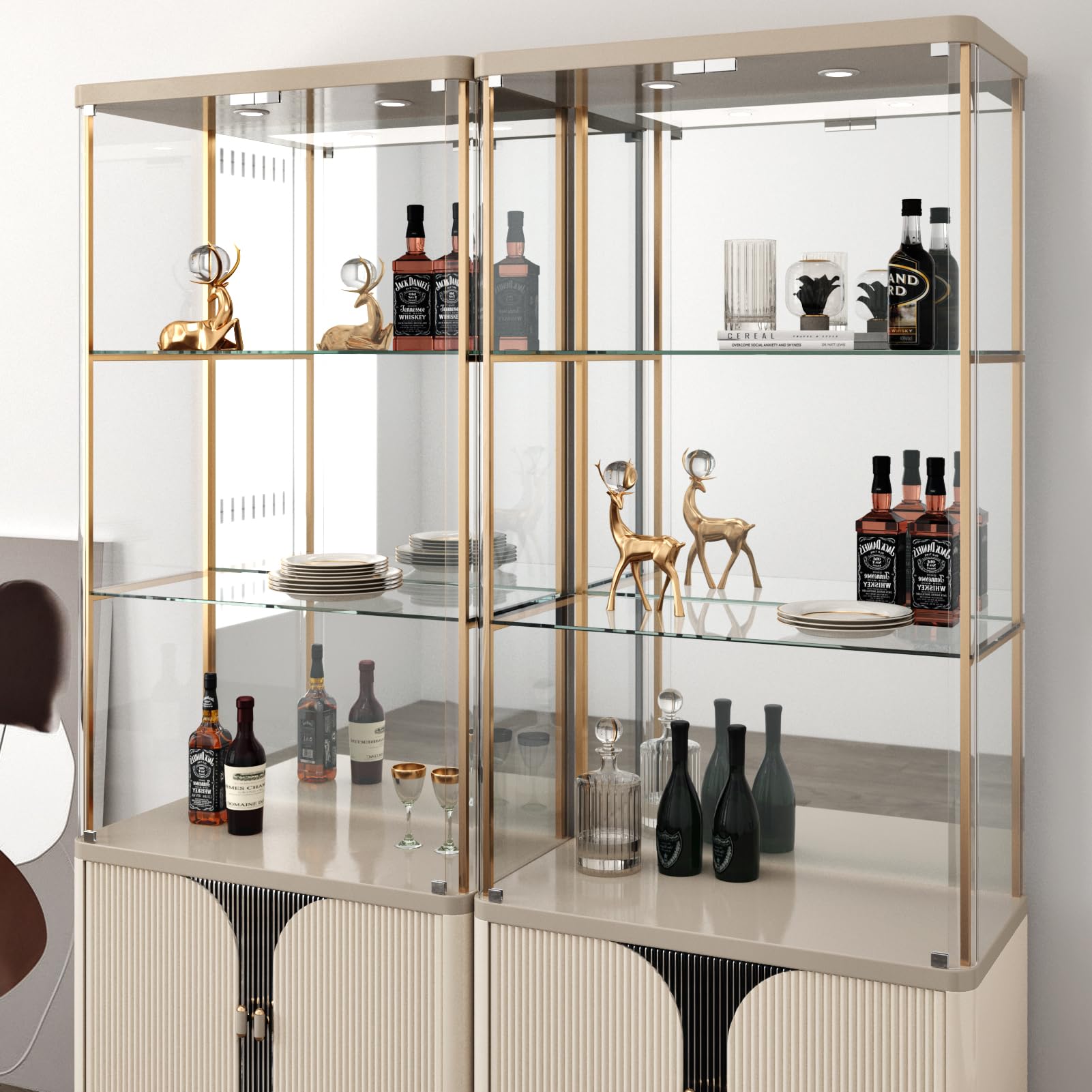 Wallercity dresser-top mirror application enhances vanity with reflective depth.