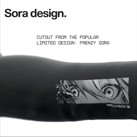 Wallhack arm sleeve close-up highlights durability and scratch resistance