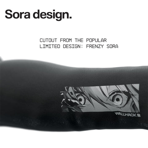 Non-slip style wording on Wallhack sleeve ensuring secure fit during rapid movements.
