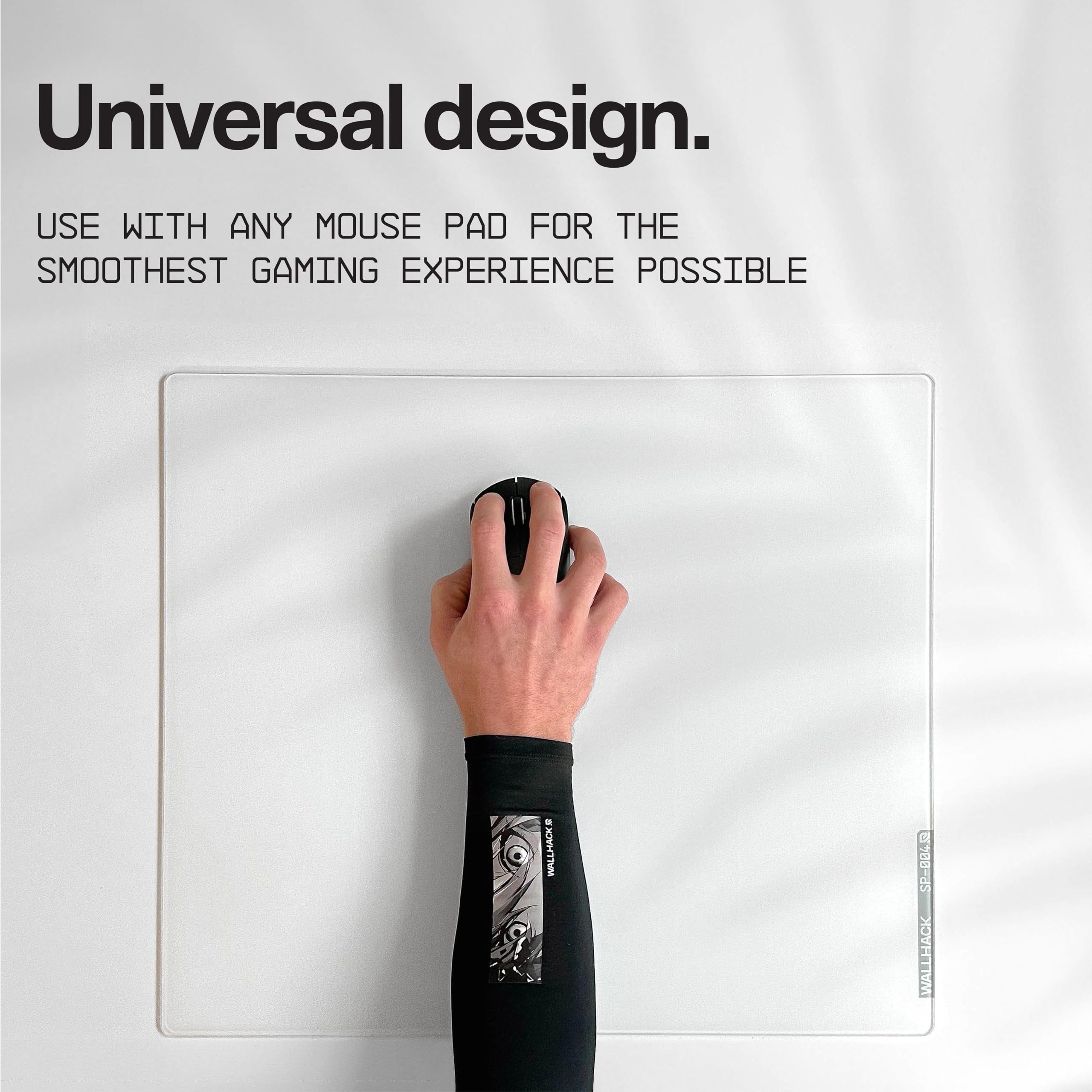 Durable pattern on Wallhack sleeve surface shown for long-lasting use.