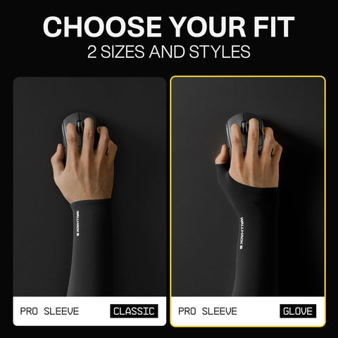 Wallhack Gaming Pro Sleeve: breathable 180gsm fabric keeps you cooler during long sessions.