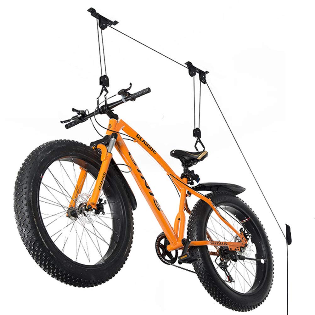Wallmaster ceiling bike mount hanger ready for quick assembly and space-saving storage.
