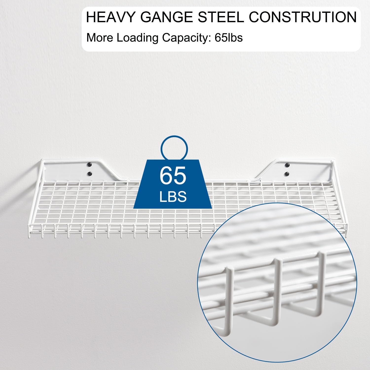 Wallmaster multi-purpose storage shelves suitable for pantry or kitchen use
