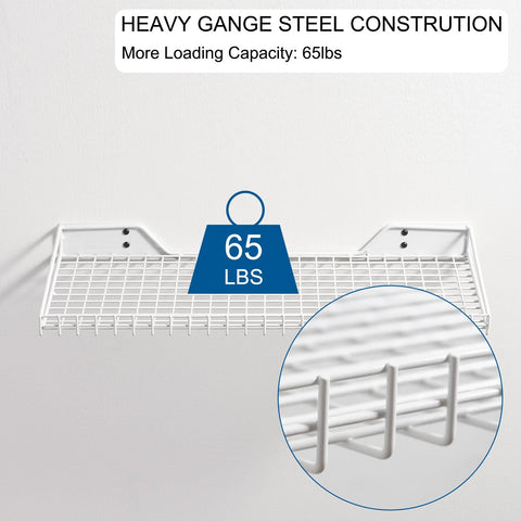Wallmaster multi-purpose storage shelves suitable for pantry or kitchen use