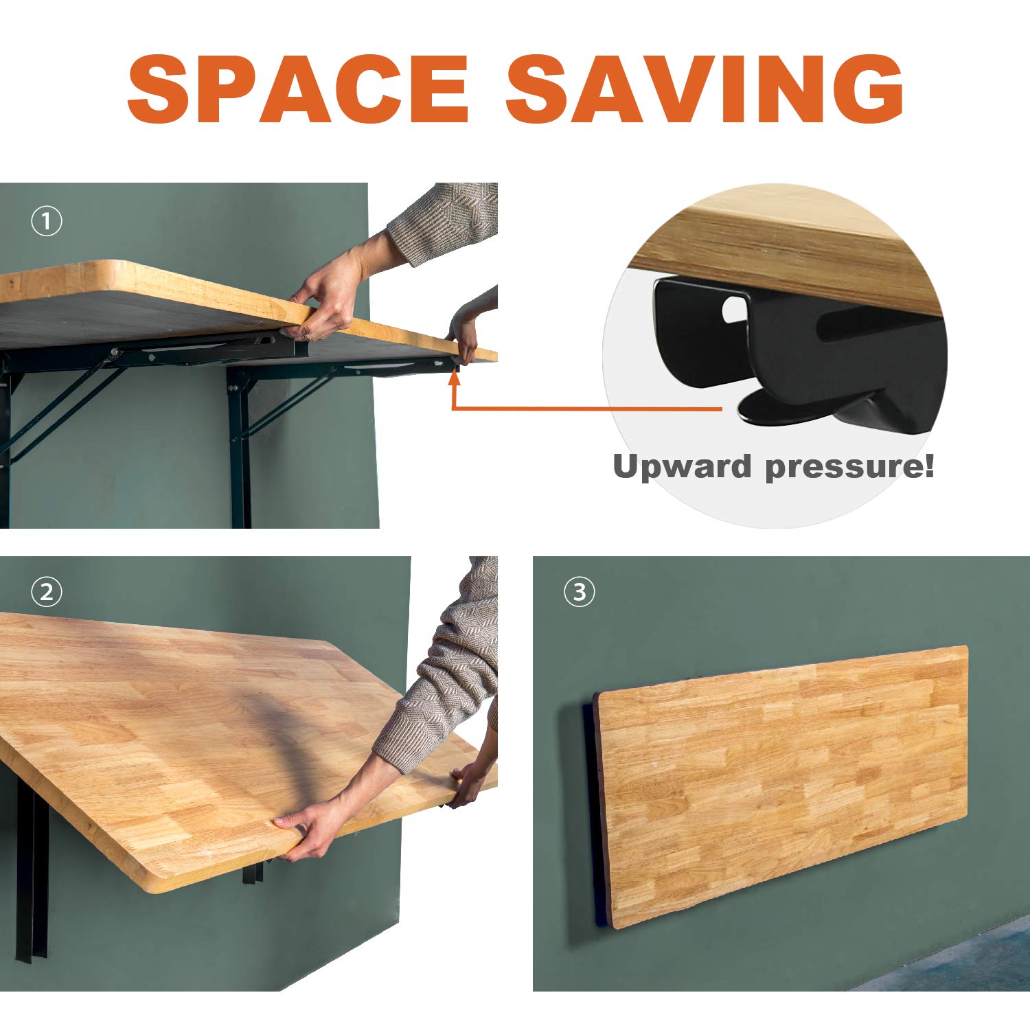 Wallmaster workbench-laundry-surface illustrates versatile, space-saving use in laundry rooms