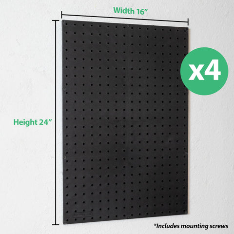 WallPeg matte finish pegboard adds modern, professional style to any area.