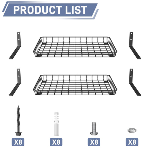 WALMANN 16-inch stud mounting holes enable quick, secure installation into wall studs.