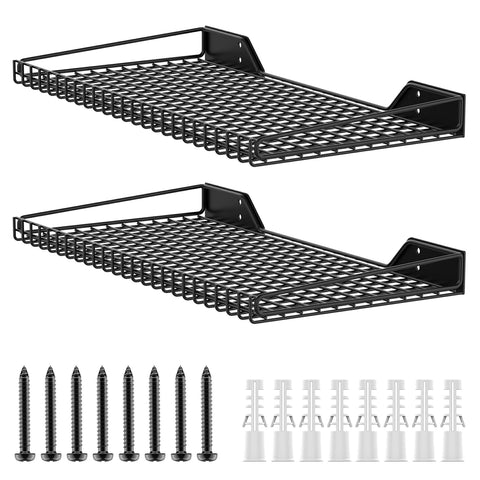 Safe edge design prevents items from slipping on WALMANN shelves.