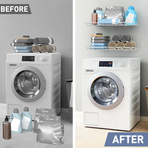WALMANN each shelf holds up to 60 pounds when properly installed