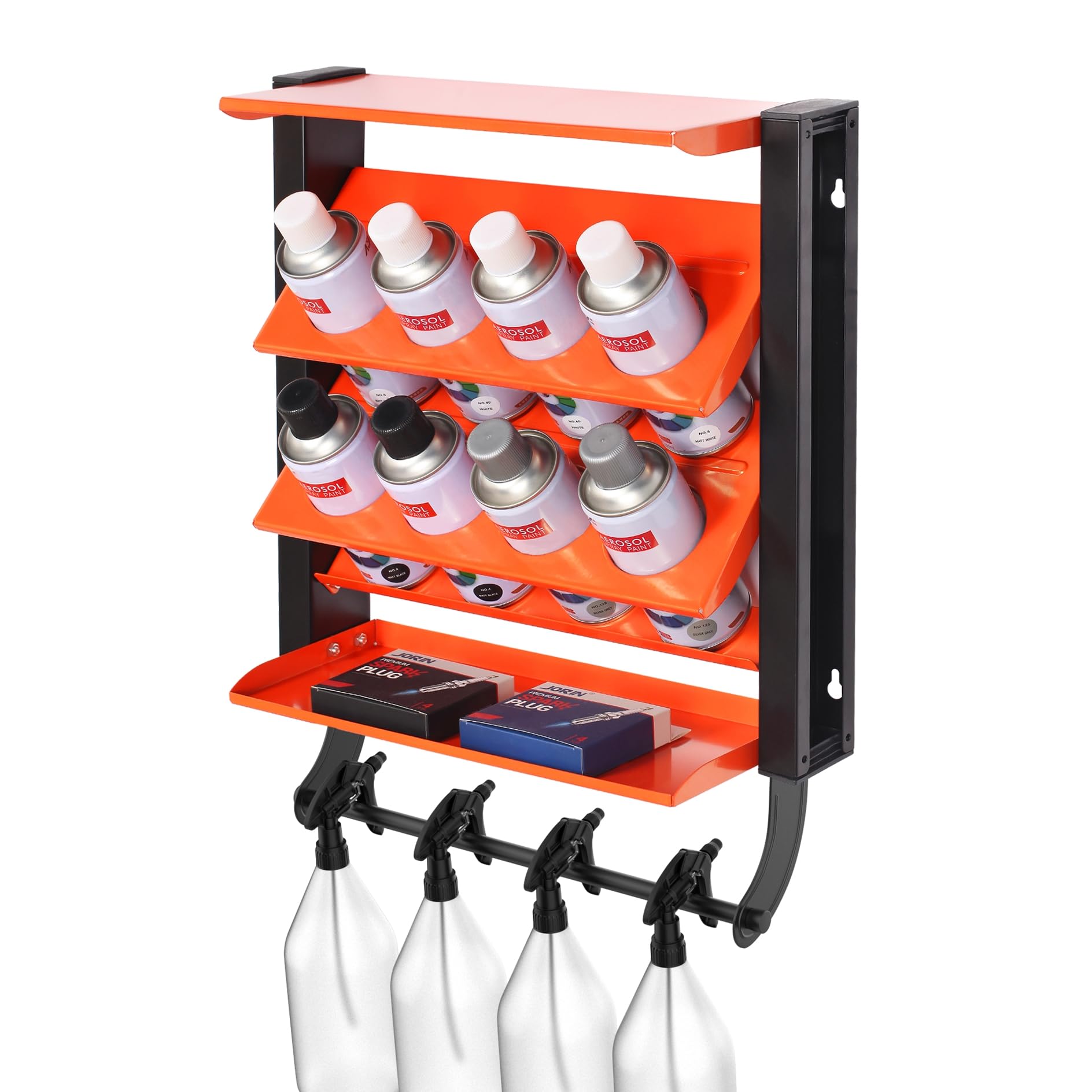 Glossy finish on WALMANN unit adds shop-ready style while keeping cans visible