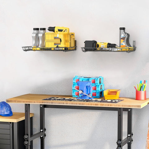 WALMANN heavy-duty L-shaped brackets offer secure, reliable storage support.