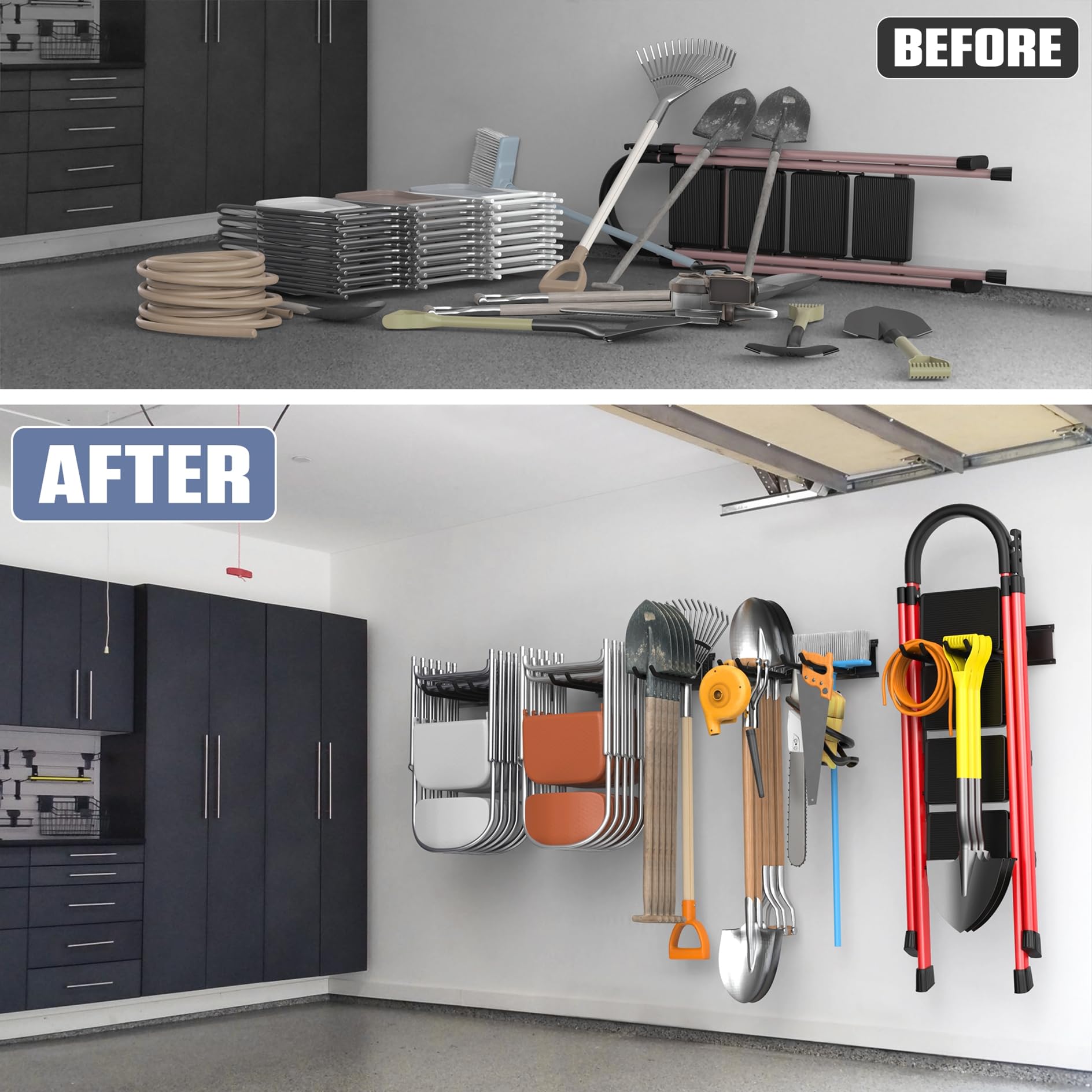 WALMANN rubber-coated hooks protect surfaces while preventing slips.