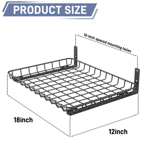 WALMANN safety lip and folded edges prevent slipping or snagging of items.