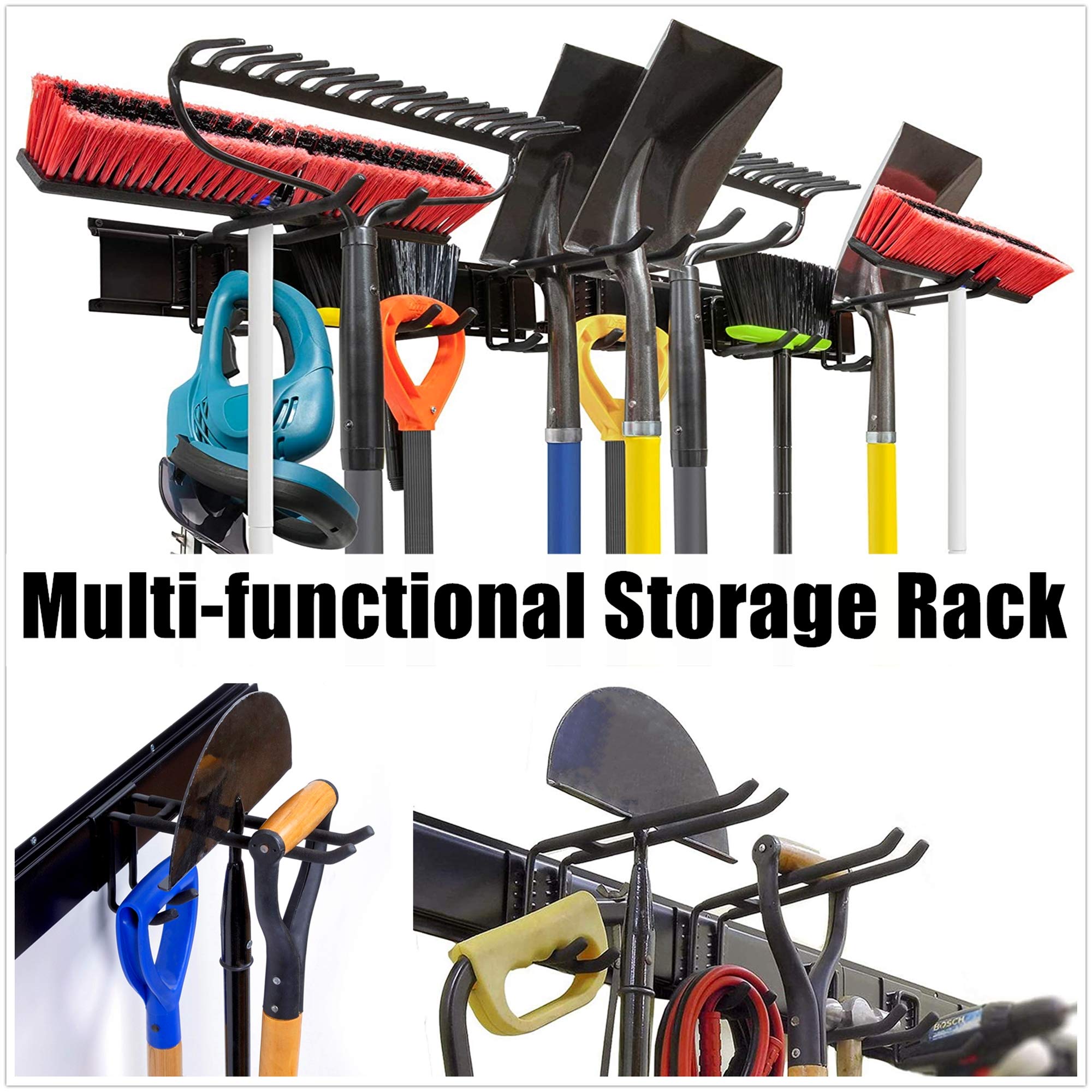 WALMANN Ski Wall Rack easy install with included screws for solid surface mounting.