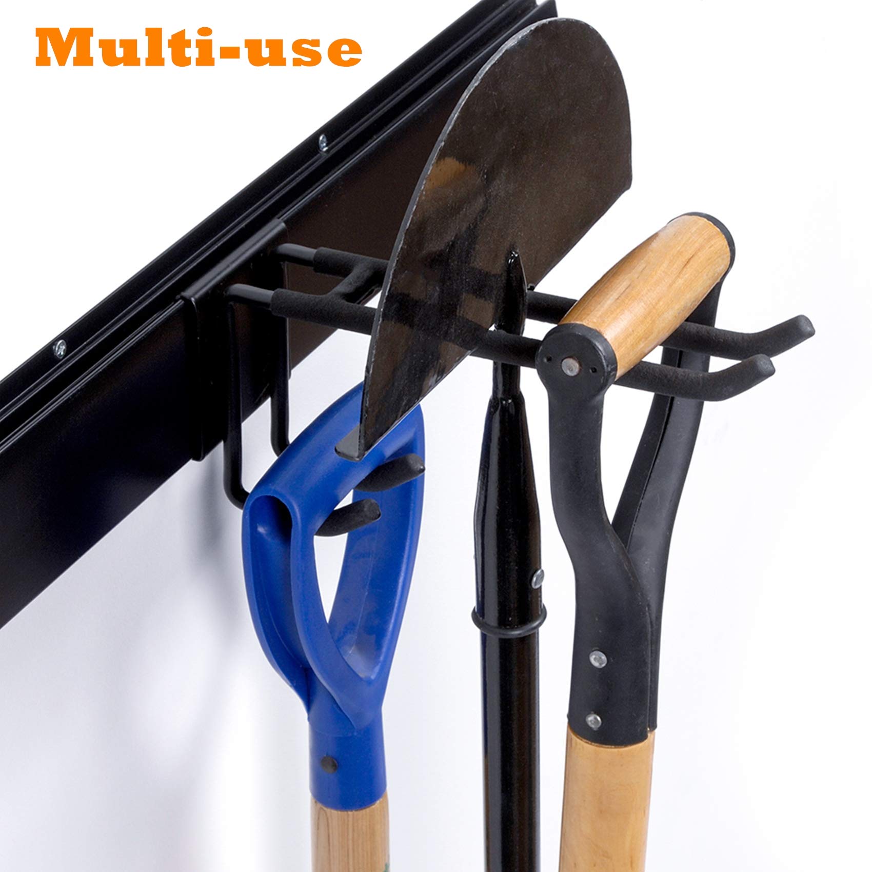 WALMANN Ski Wall Rack multi-purpose storage for snowboards, backpacks, and tools.