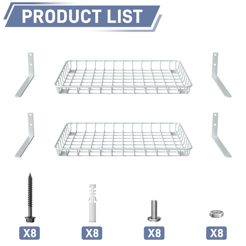 WALMANN 16-inch stud mounting holes for quick wall installation