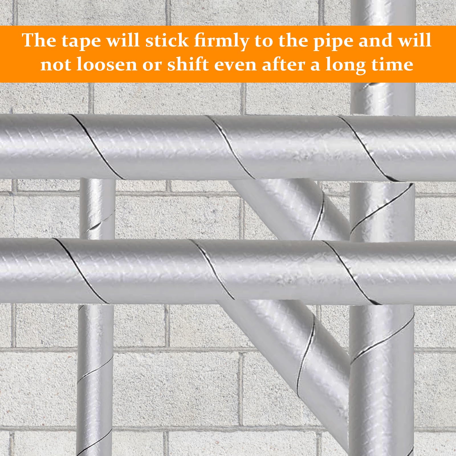 WALSIO weatherproof insulation tape for pipes; durable protection in heat and cold