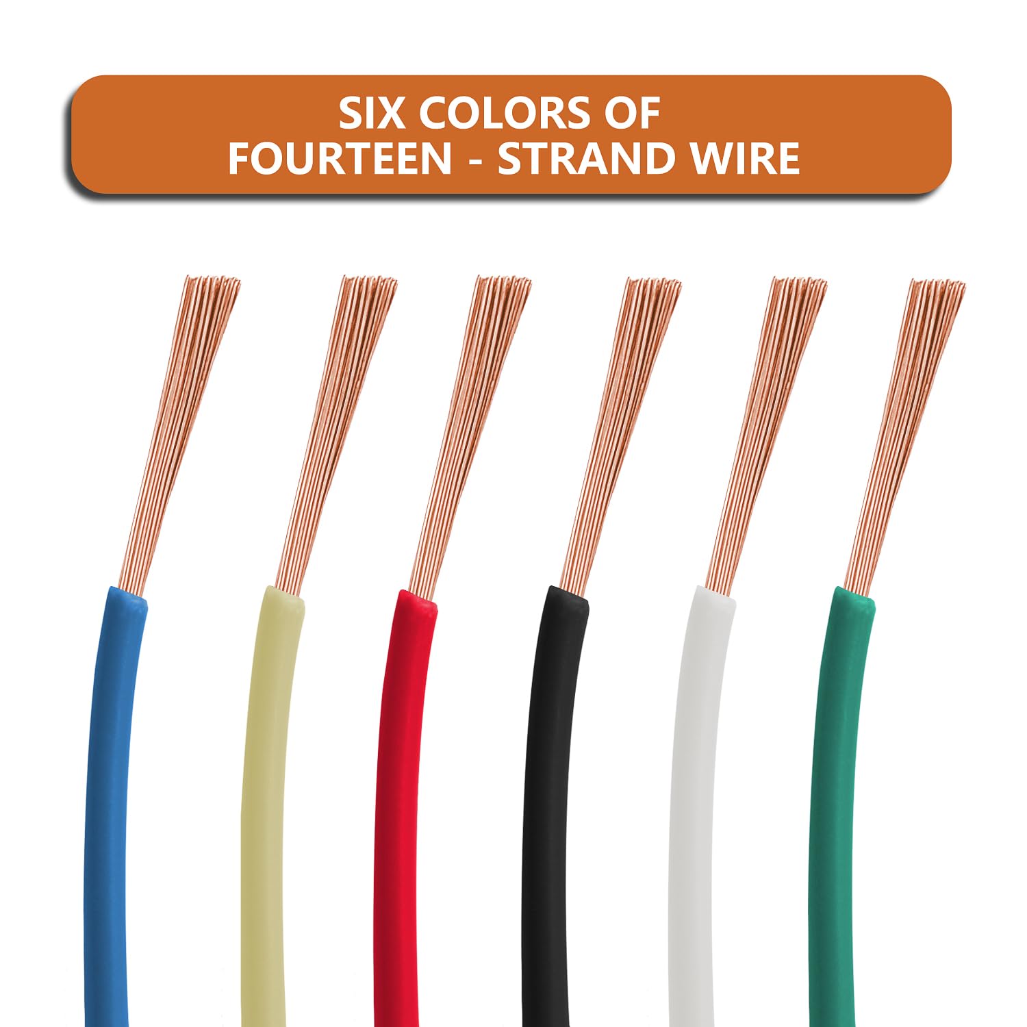 Wamarin 100ft spool with multiple colors supports long runs and color matching.